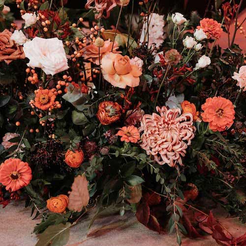 Composition florale mariage