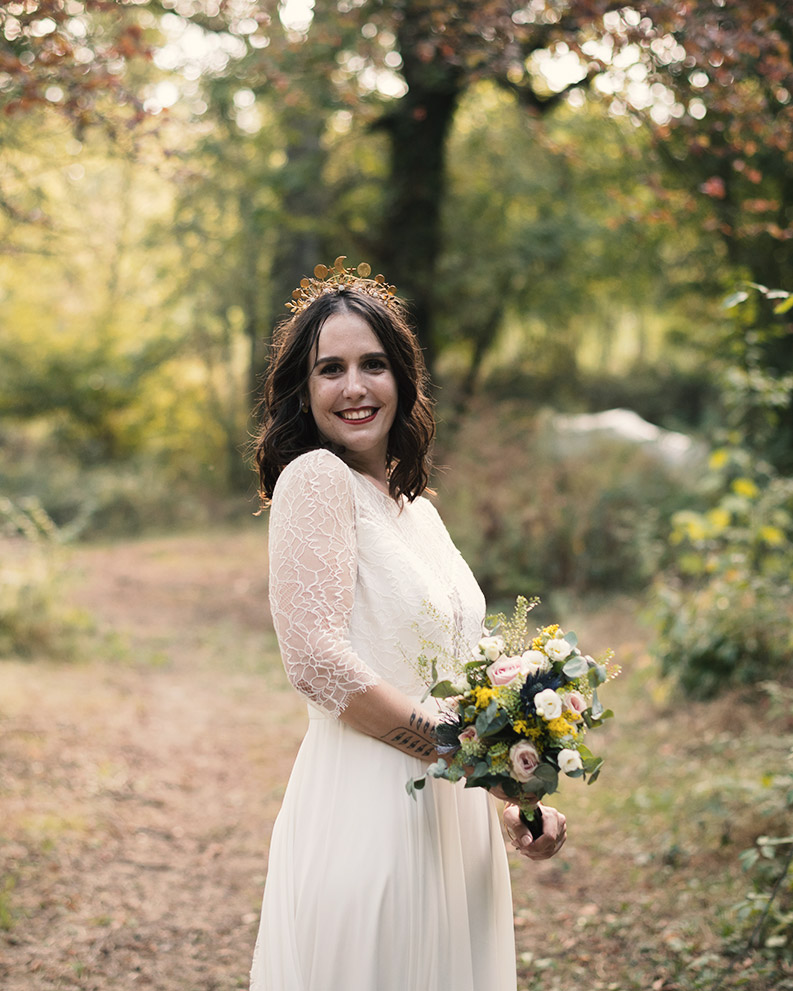 Maquillage mariée champêtre