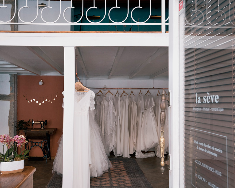 Boutique de robes de mariée à Lyon