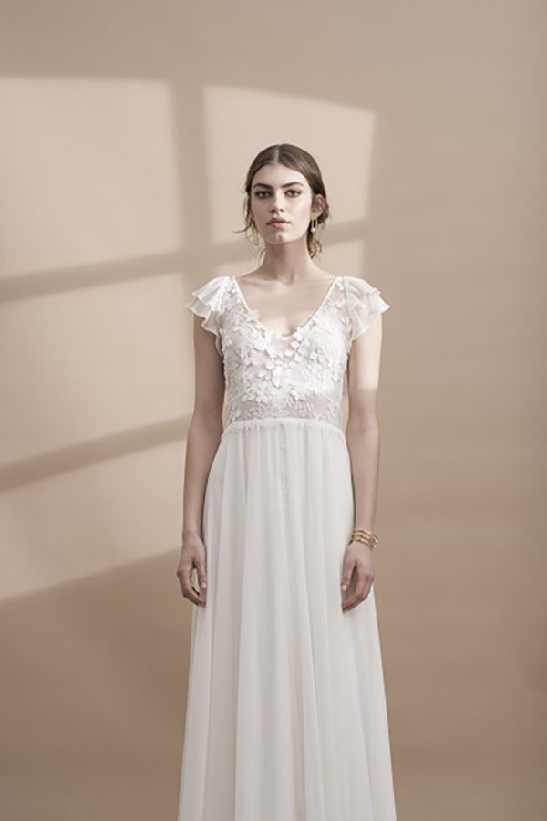 Robe fluide et champêtre