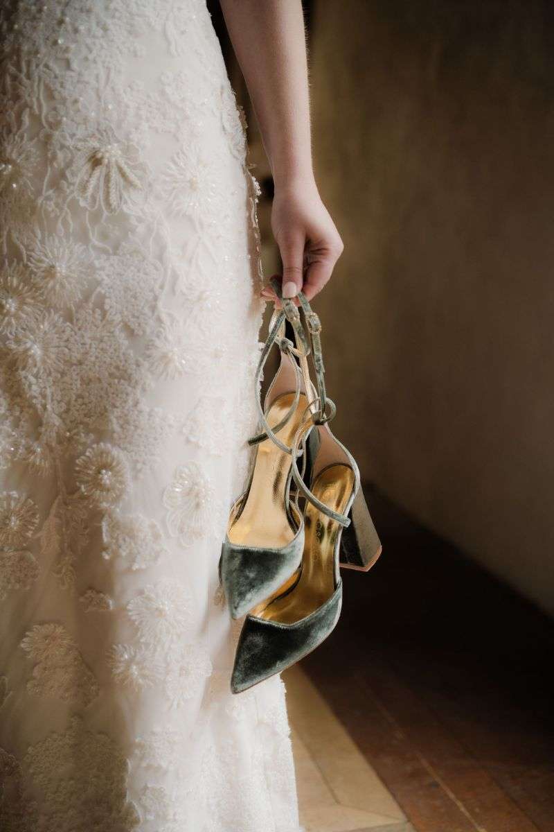 Costume de mariée terracotta
