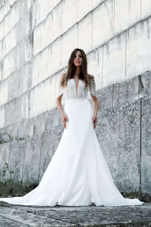 Robe de mariée à sequins