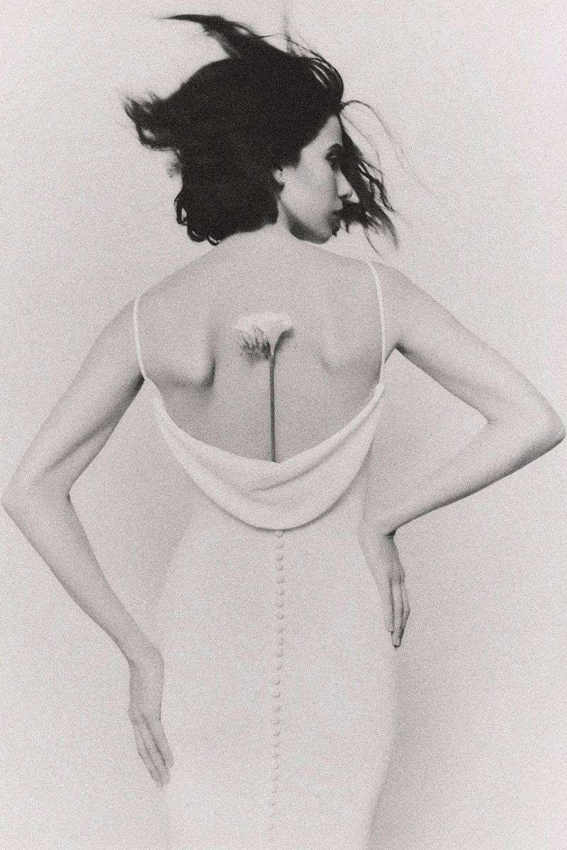 Robe sirène sans dentelle