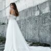 Robe de mariée droite avec traine amovible à sequins Manon Gontero