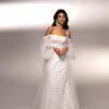 Robe de mariée sirène bohème en dentelle guipure Elly Bride