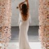 Top en dentelle et robe de mariée ajustée Atelier Swan