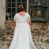 Robe de mariée fluide avec top en dentelle - Mademoiselle Madame