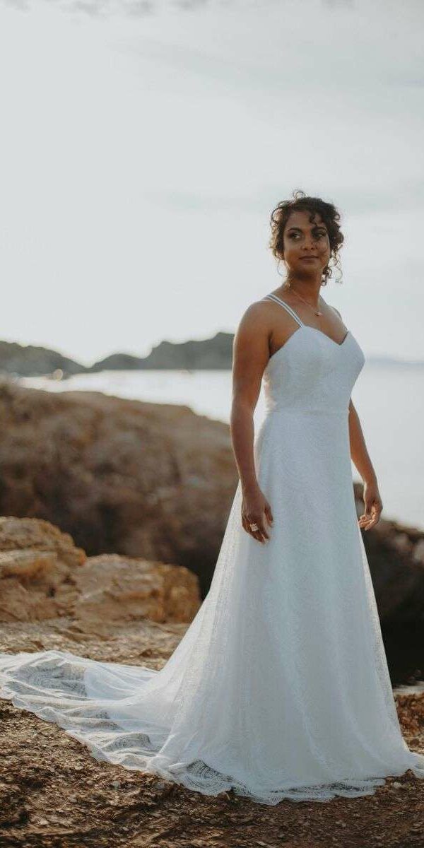 Robe de mariée bohème de seconde main Aurélia Prado