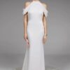 Robe de mariée minimaliste en satin Pronovias