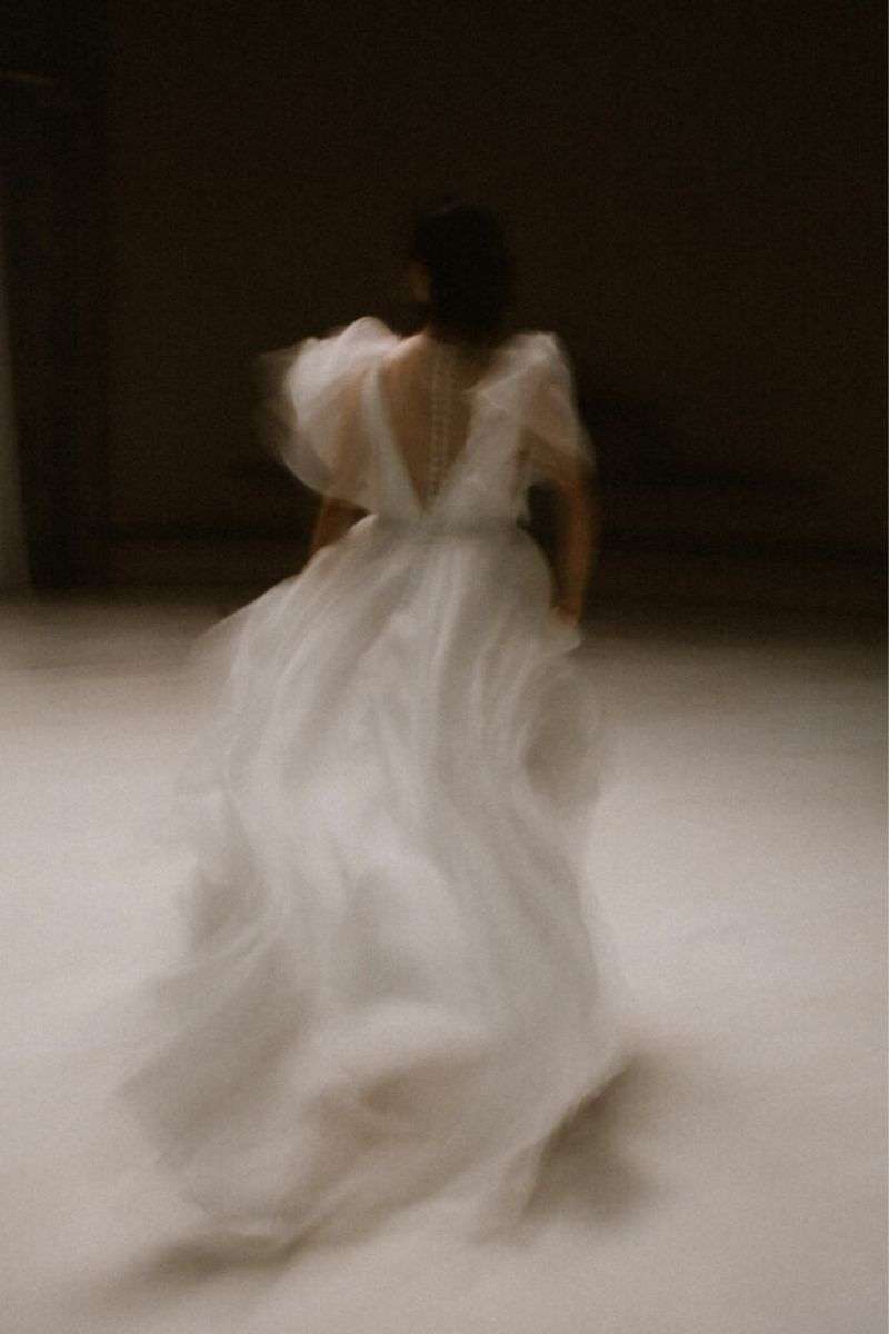 Robe de mariée deux pièces originales retro Atelier Swan