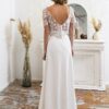 Ensemble-jupe-top-mariage-Veronique-Combe.jpg Robe de mariée deux pièces en dentelle dos nu Véronique Combe