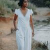 Erika-AureliaPrado-combi-mariage-civil.jpg Combipantalon large de mariage civil avec petites manches Aurélia Prado