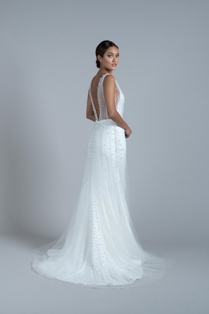 Giulia-Rime-Arodaky-robes-mariee-seconde-main.jpeg Robe de mariée en tulle brodé de perles Rime Ardoaky de seconde main
