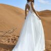 Halong-Pronovias-robes-mariee-seconde-main-lyon.jpg Robe de mariée bohème dos nu sans manche Pronovias