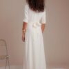 LaRochelle-UniParis-robe-mariee-civil-manches-trois-quart.jpg Robe mariage civile manches trois quart Uni Paris