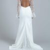 Lara-Rime-Arodaky-dentelle-3D-dos-nu.jpeg Robe de mariée en tulle brodé fleurs 3D dos nu Rime Arodaky