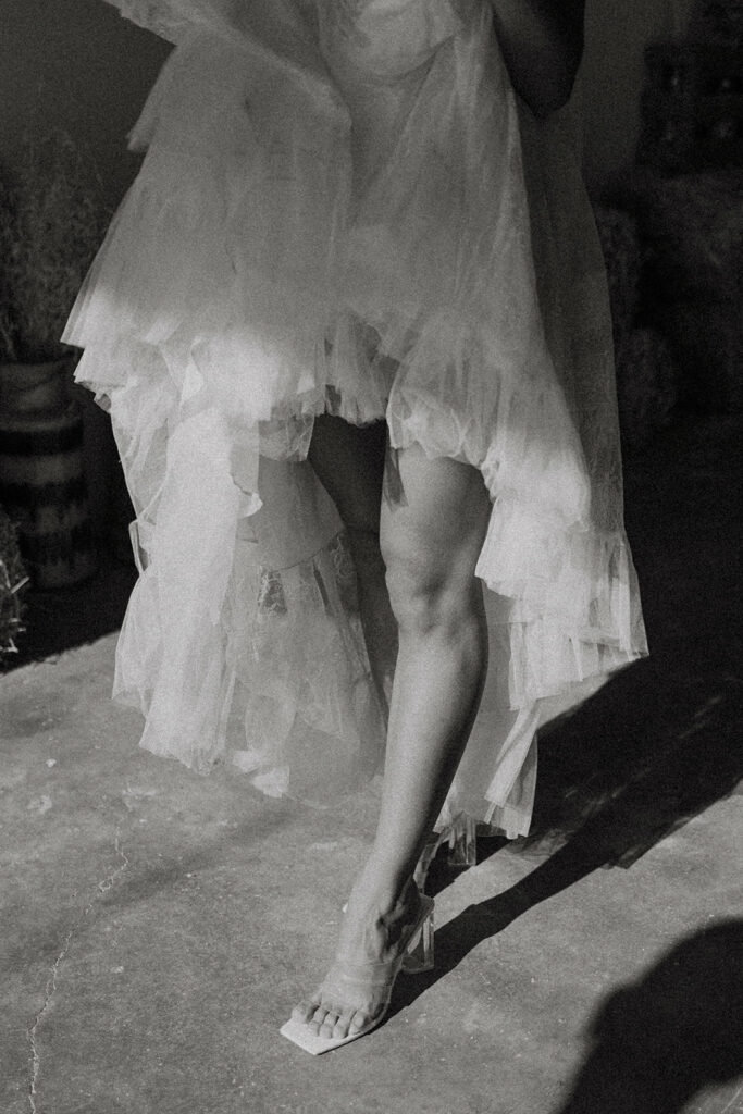 Robe de mariée élégante sans dentelle à Lyon