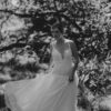 Robe de mariée fluide champêtre en tulle plumetis Salomé Gautard