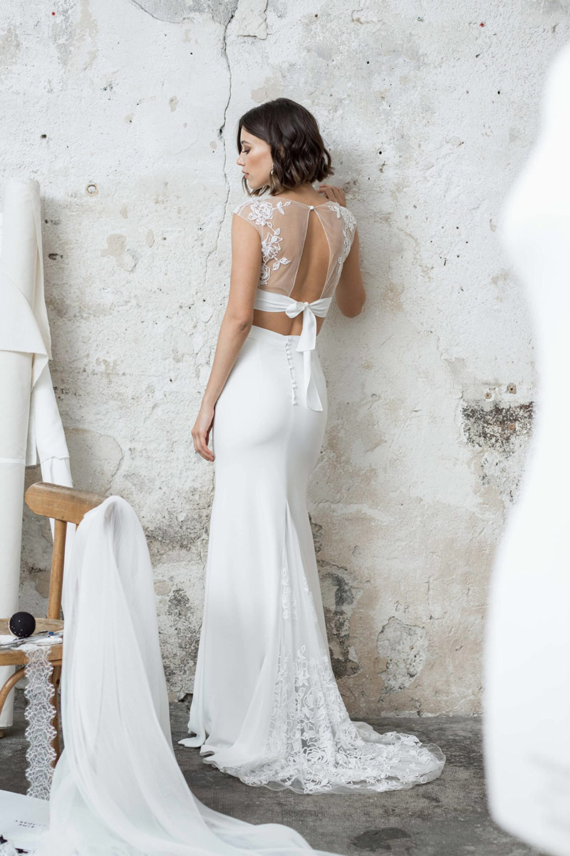 Osta-Bessy-Rime-Arodaky-robe-mariee-seconde-main.jpeg Robe de mariée deux pièces Rime Arodaky - La Sève