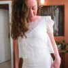 Crop Top dentelle fluide de seconde main Atelier Gasparine