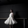 Robe de mariée courte seconde main pour mariage civil Atelier Swan