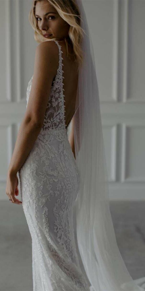 Robe de mariée sirène avec broderies et sequins Made With Love