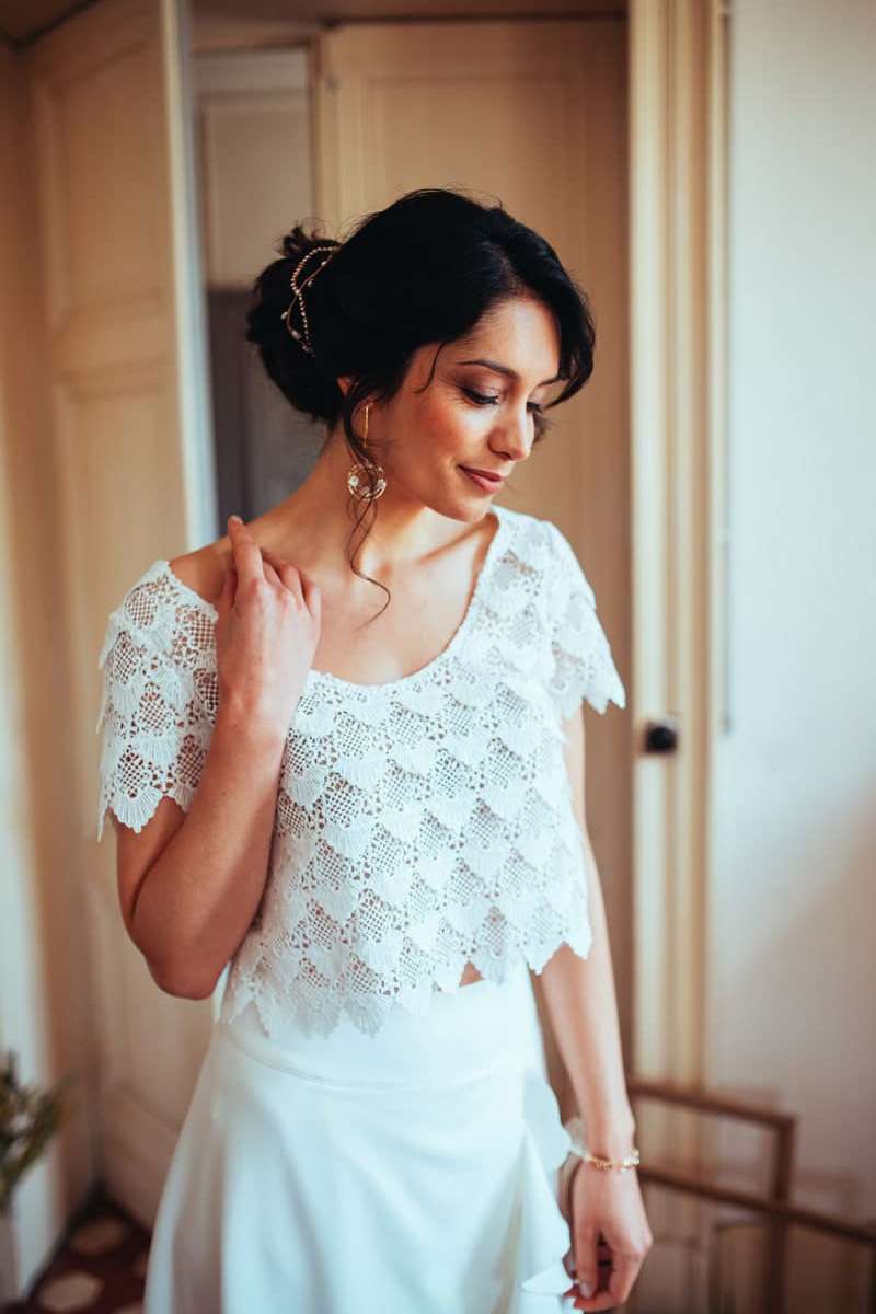 top-arielle-elsa-gary-lyon-occasion-retro.jpg Crop top manches courte en dentelle Elsa Gary