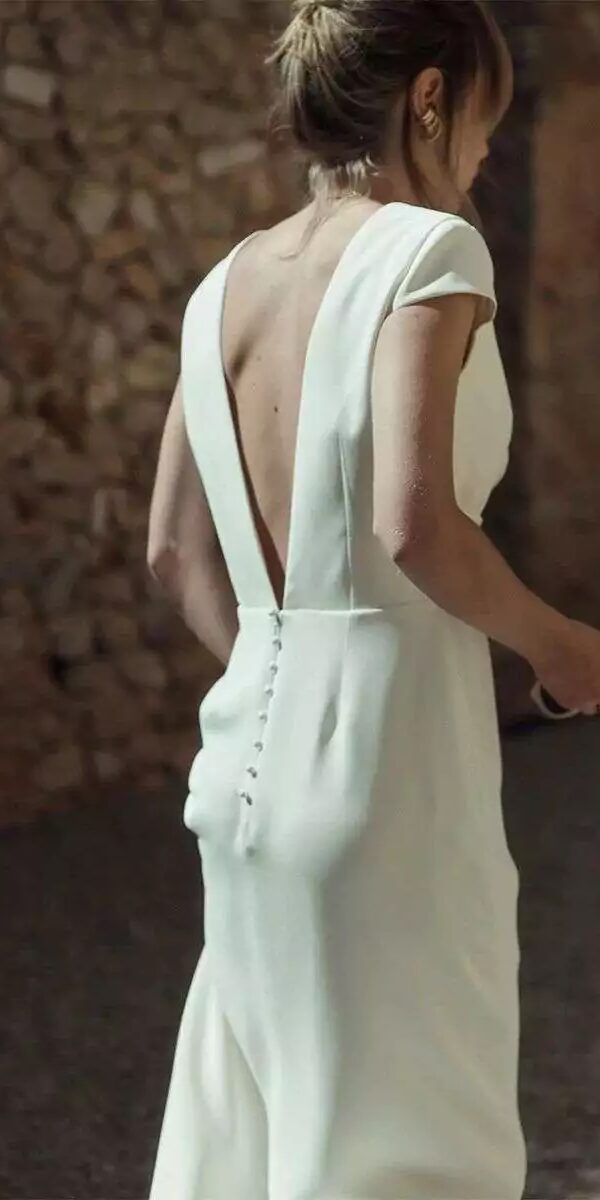 Robe de mariée Laure de Sagazan de seconde main chez La Sève à Lyon