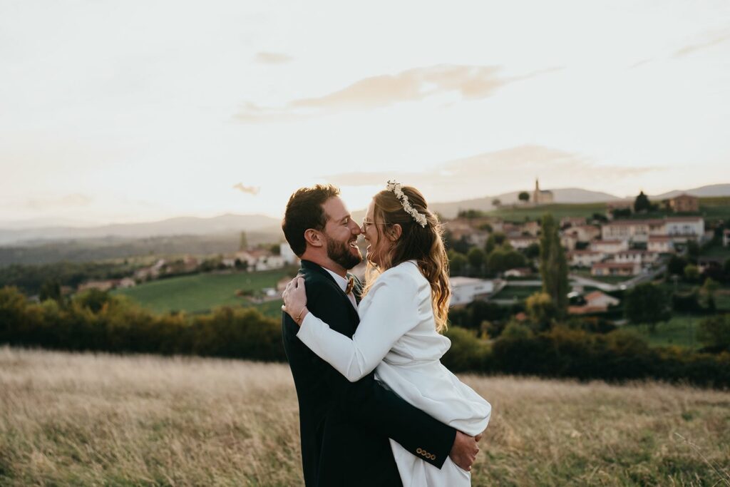 Mariage dans le Beaujolais