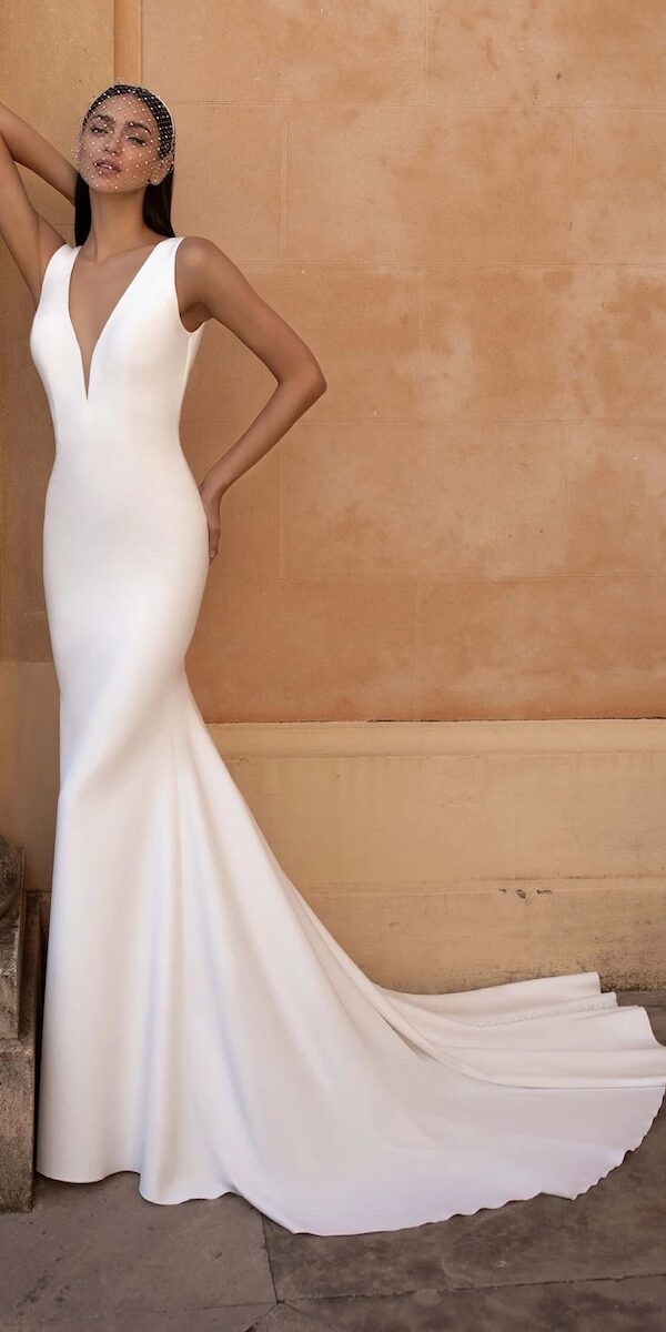 Robe de mariée minimaliste de seconde main - La Sève Lyon