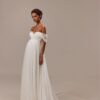 Lagoona-MillaNova-robe-mariee-femme-enceinte Robe de mariée pour femme enceinte en mousseline fluide - LA Sève Lyon