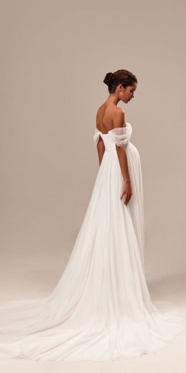Robe de mariée grossesse de seconde main