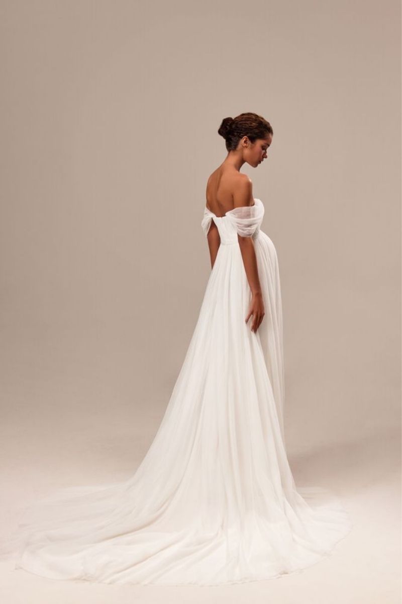Lagoona-MillaNova-robe-mariee-grossesse Robe de mariée grossesse de seconde main