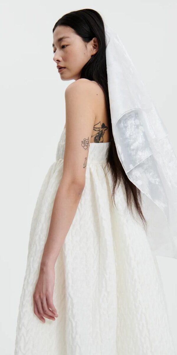 Robe de mariage civil longueur midi - Lyon