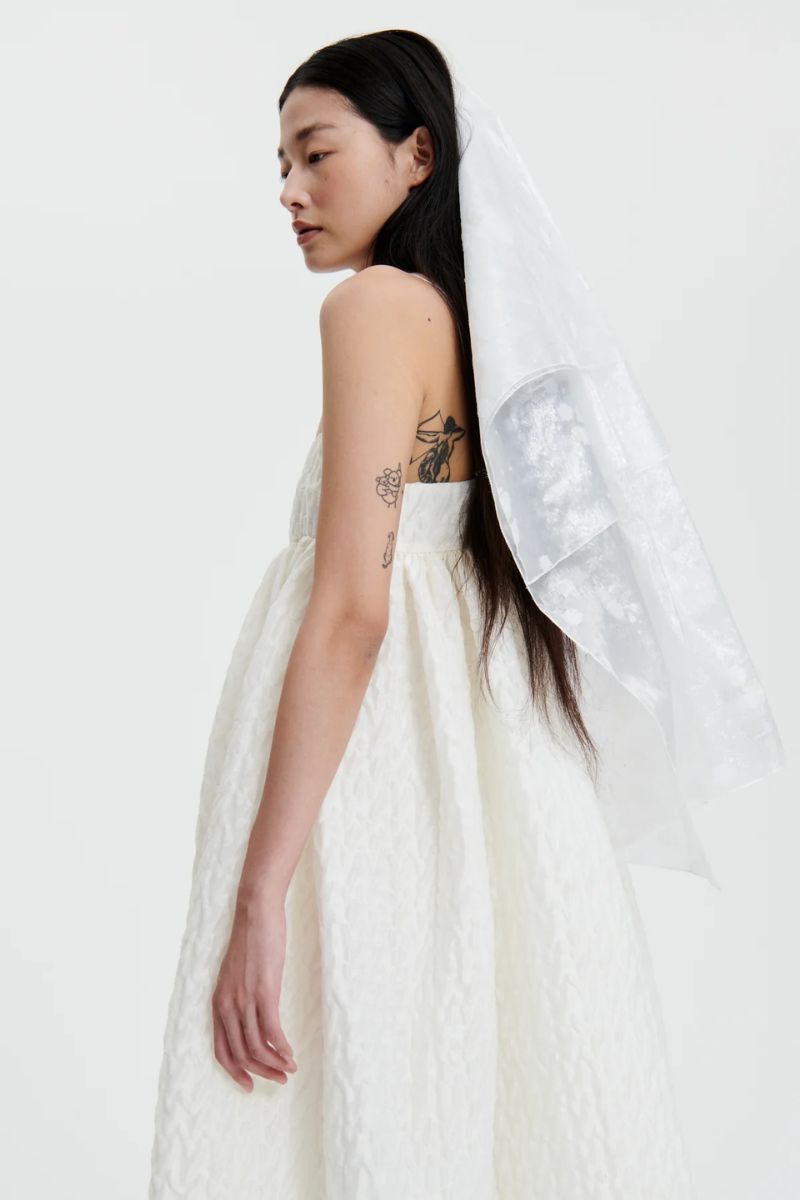 Robe de mariage civil longueur midi - Lyon