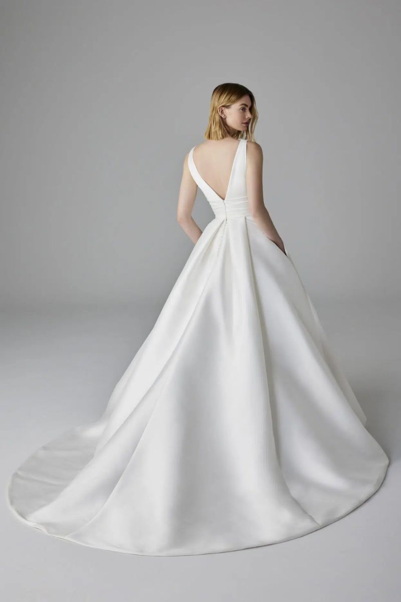 Robe de mariée princesse en mikaod chez La Sève à Lyon