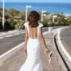 Robe de mariée minimaliste sans dentelle - Dépôt-vente La Sève Lyon