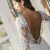 Robe de mariée manches longues en dentelle - Dépôt-Vente La Sève Lyon